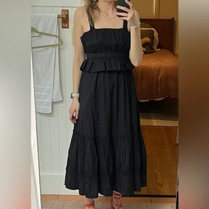 Black CleoBella Diana Midi Dress